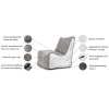 Lounge Riviera OEKO-TEX® sittsäck & solsäng & utemöbler